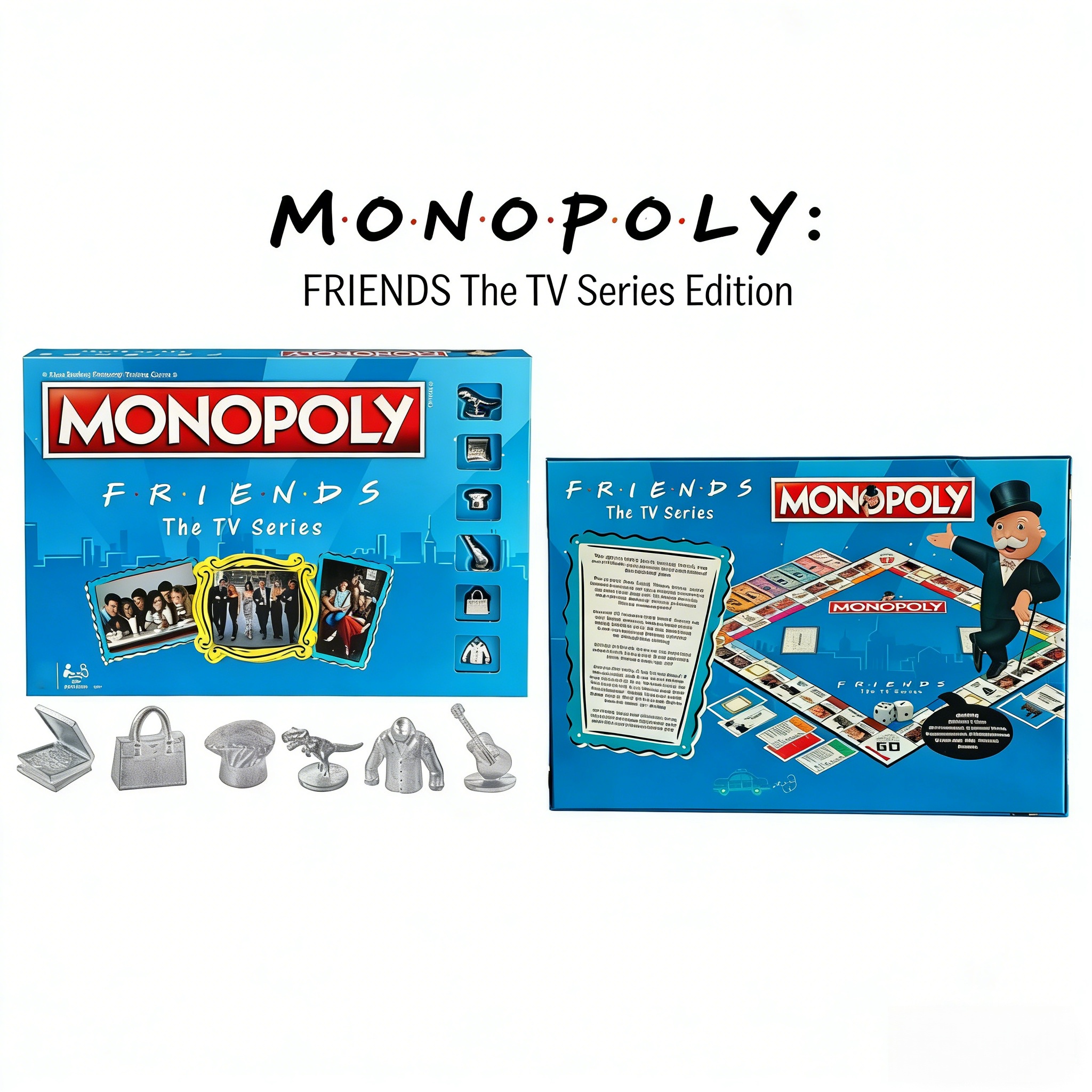 Board Game Monopoly - Hasbro Monopoly Friends Edition, Themed Property