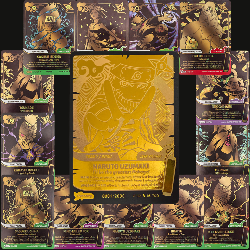 Board Game Naruto - Self-made Proxy Naruto English Uzumaki Tsunade