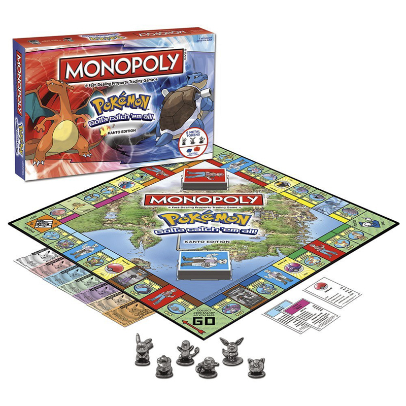 Board Game Monopoly - MONOPOLY Pokemon Board Game Cards Pikachus