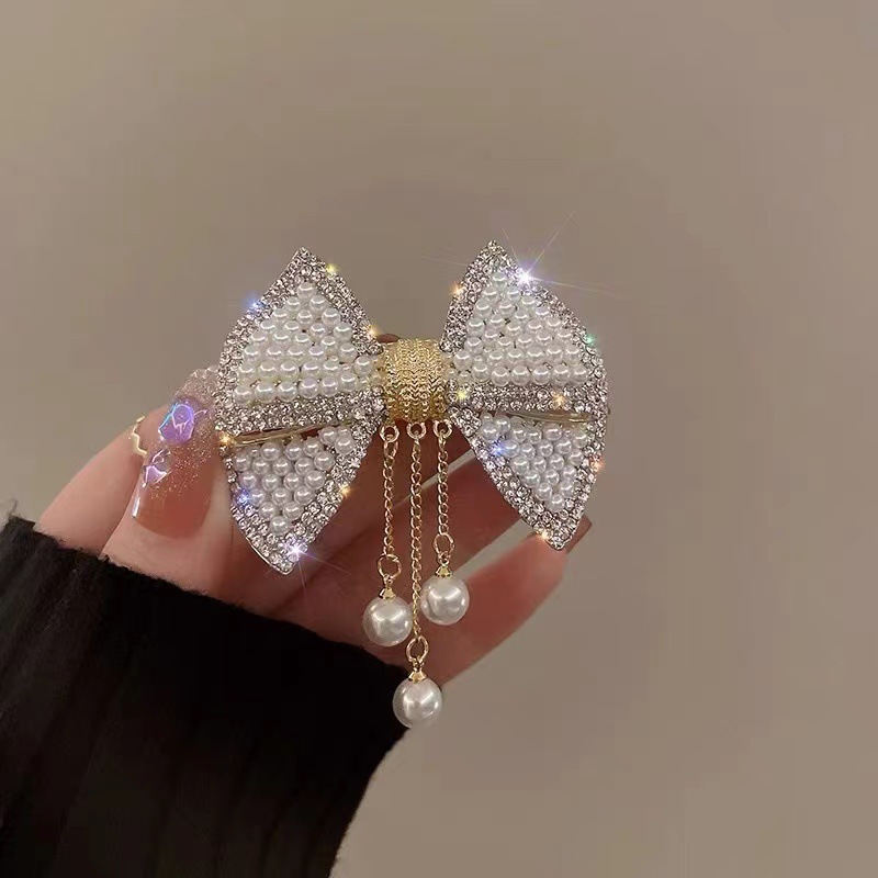 Board Game Go - New bow hair clip for women,