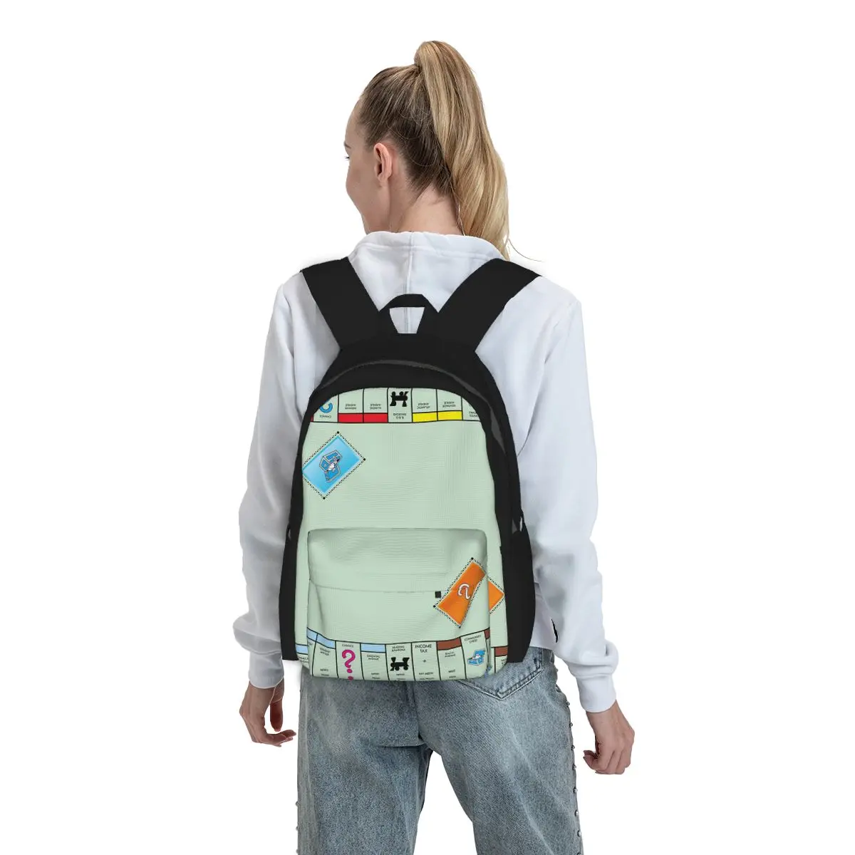 Board Game Monopoly - Board Game Board- Monopoly Backpack Student