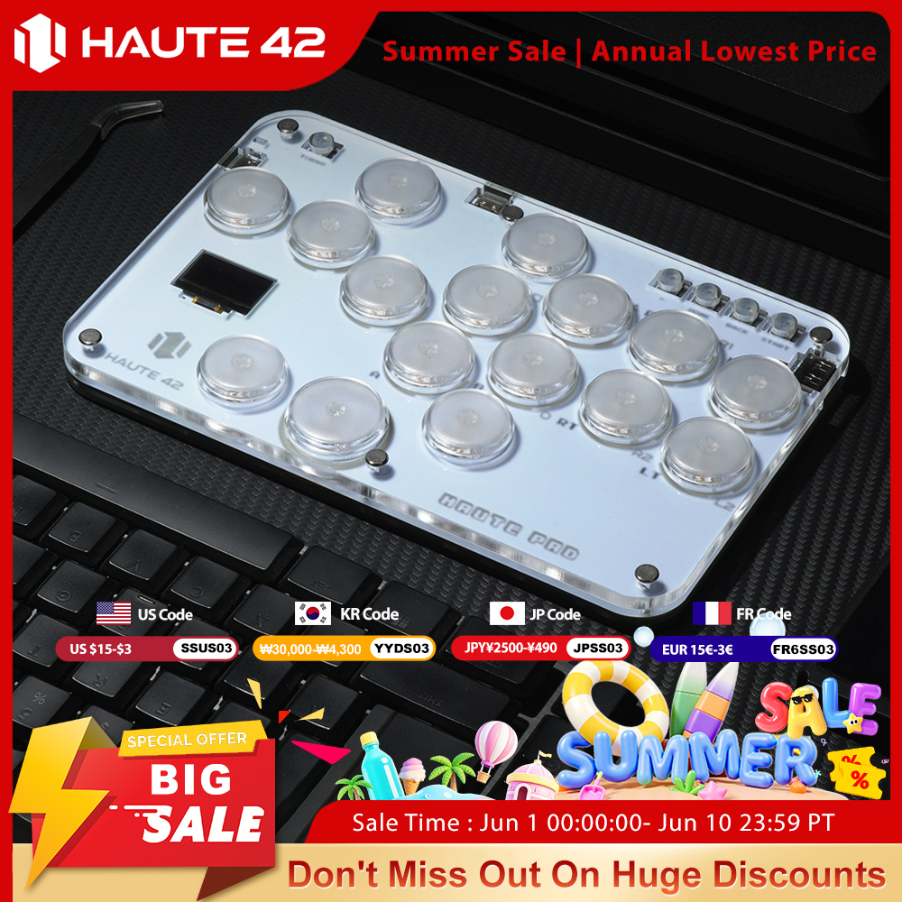 Board Game Pc - Haute42 Arcade Joystick Hitbox Leverless Controller