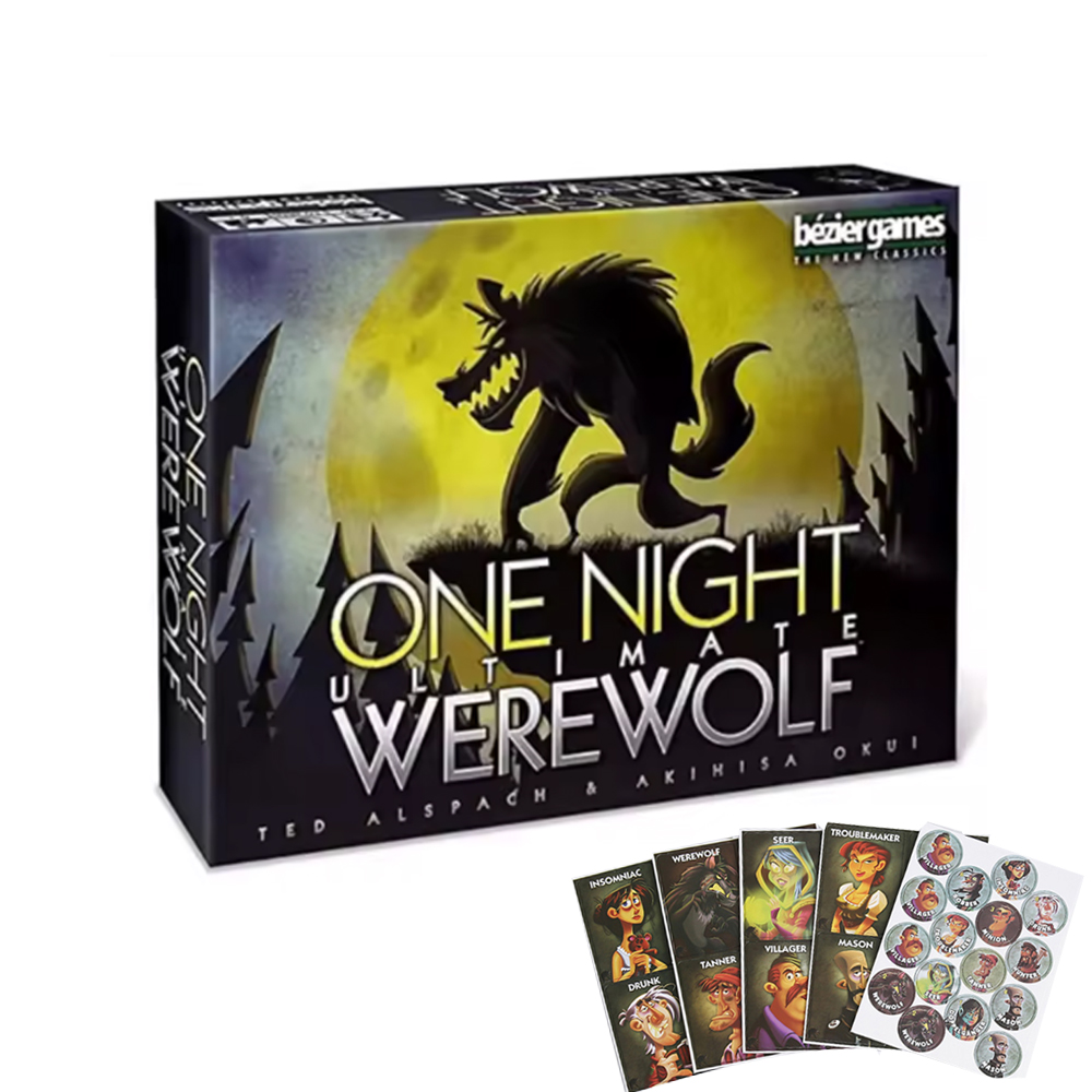 Board Game Villainous - One Night Ultimate Werewolf Cards Collection