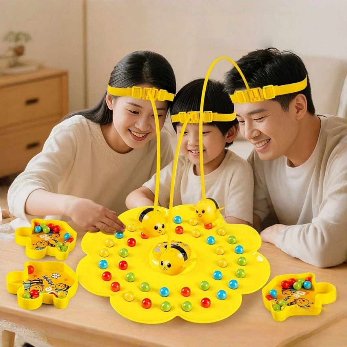 Board Game Harvest - Little Bumblebee Multifunctional Board Game Puzzle