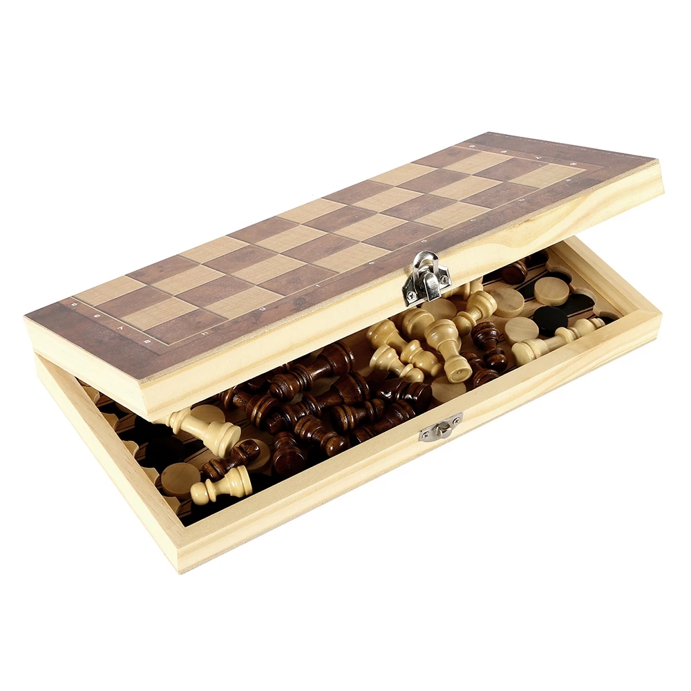 3 in 1 Chess Board, Folding Wo - Board Game Harvest บทวิจารณ์และราคา