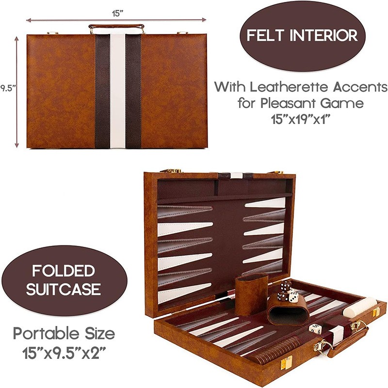 New classic backgammon set wit - Board Game Harvest บทวิจารณ์และราคา