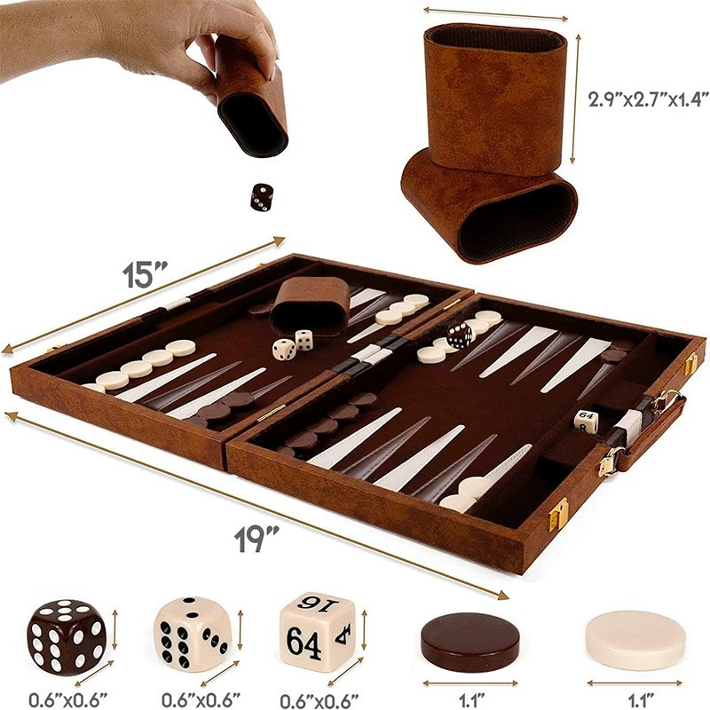 New classic backgammon set wit - Board Game Harvest บทวิจารณ์และราคา