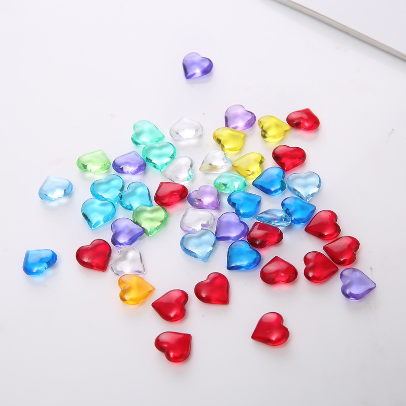 100PCS 10*4mm Heart Shape Acry - Board Game Harvest บทวิจารณ์และราคา