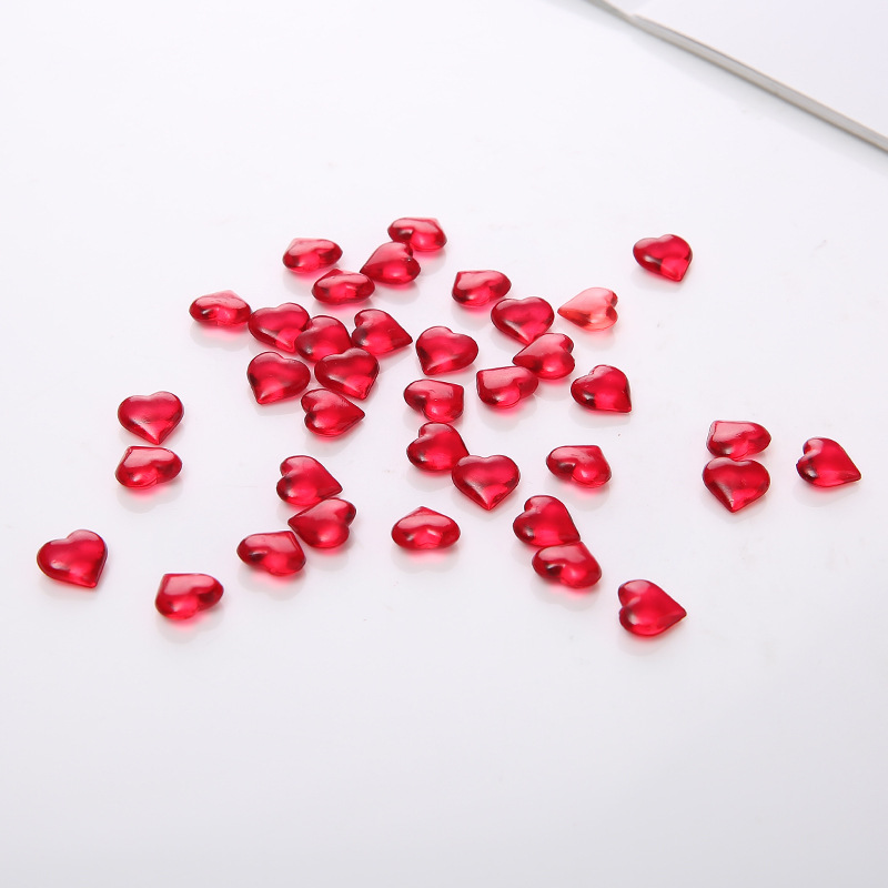 100PCS 10*4mm Heart Shape Acry - Board Game Harvest บทวิจารณ์และราคา