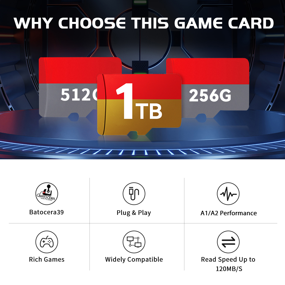 1TB Latest Batocera 39 OS TF G - Board Game Steam บทวิจารณ์และราคา