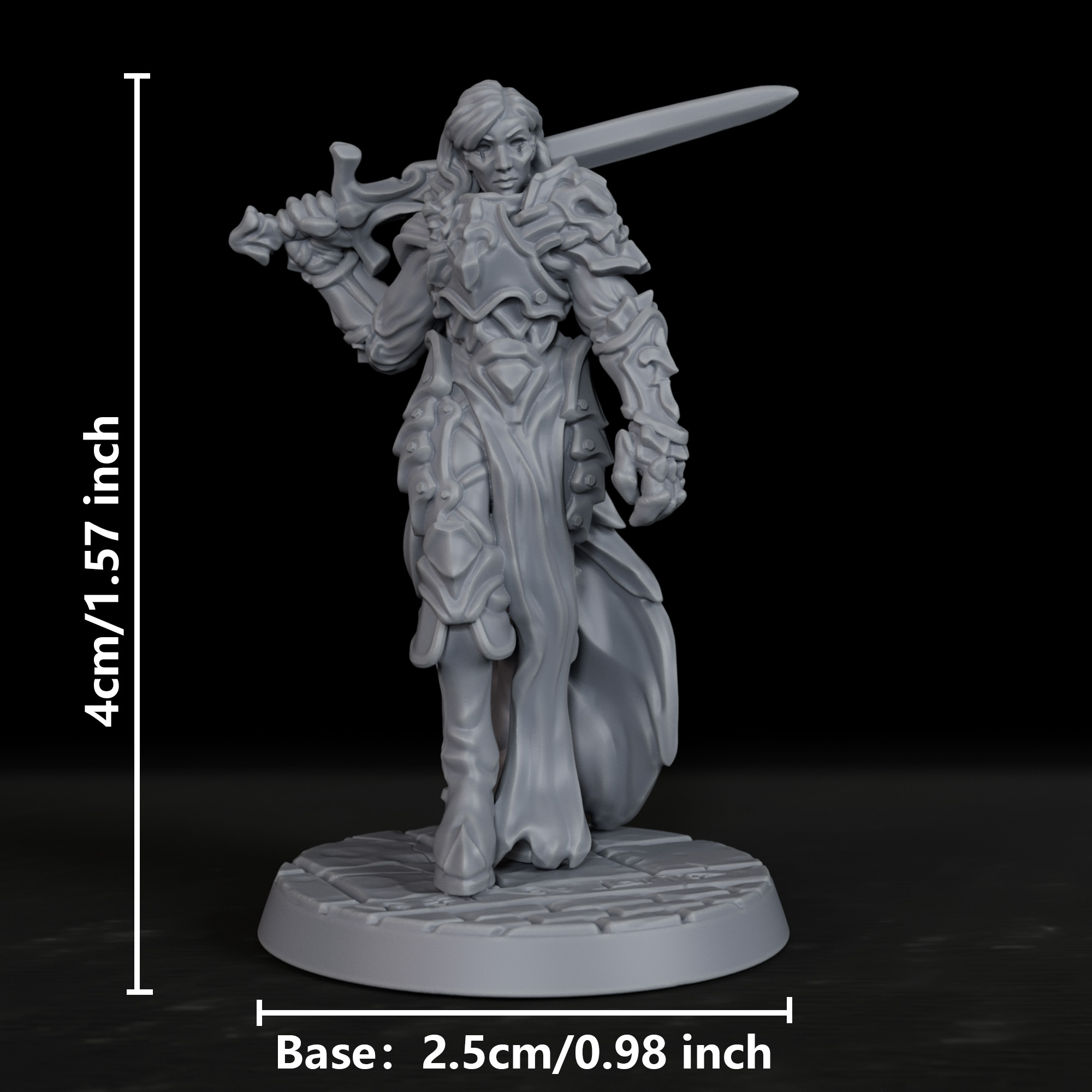 RPG Anti-Paladin Miniature - X - Board Game Villainous บทวิจารณ์และราคา