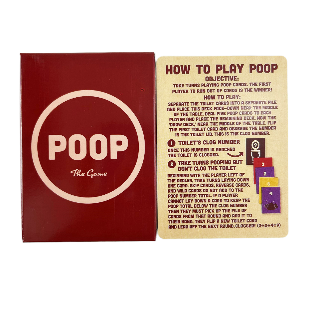 1 PC Poop The Game Cards Board - Board Game Pc บทวิจารณ์และราคา