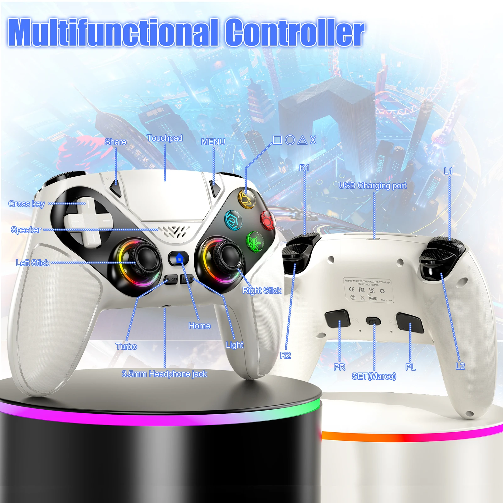 Wireless Controller Gamepad Fo - Board Game Pc บทวิจารณ์และราคา