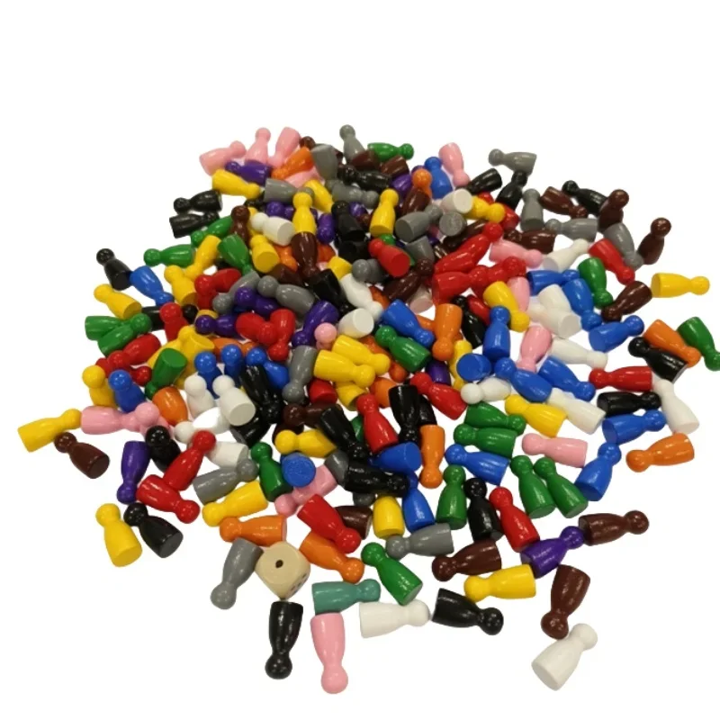 100 Pcs Colorful Wooden Chess  - Board Game Harvest บทวิจารณ์และราคา