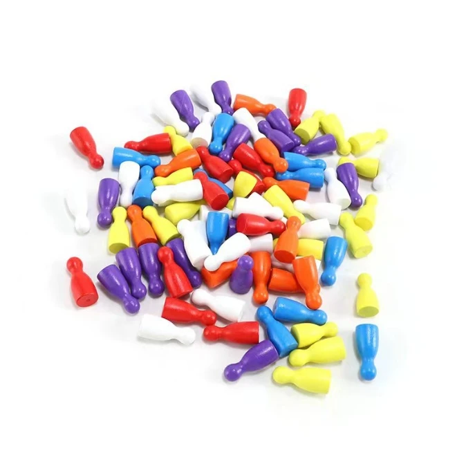 100 Pcs Colorful Wooden Chess  - Board Game Harvest บทวิจารณ์และราคา