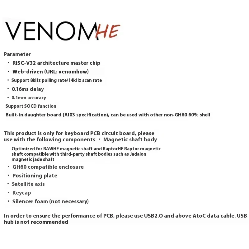 Geonworks Venom 60 HE Keyboard - Board Game Pc บทวิจารณ์และราคา