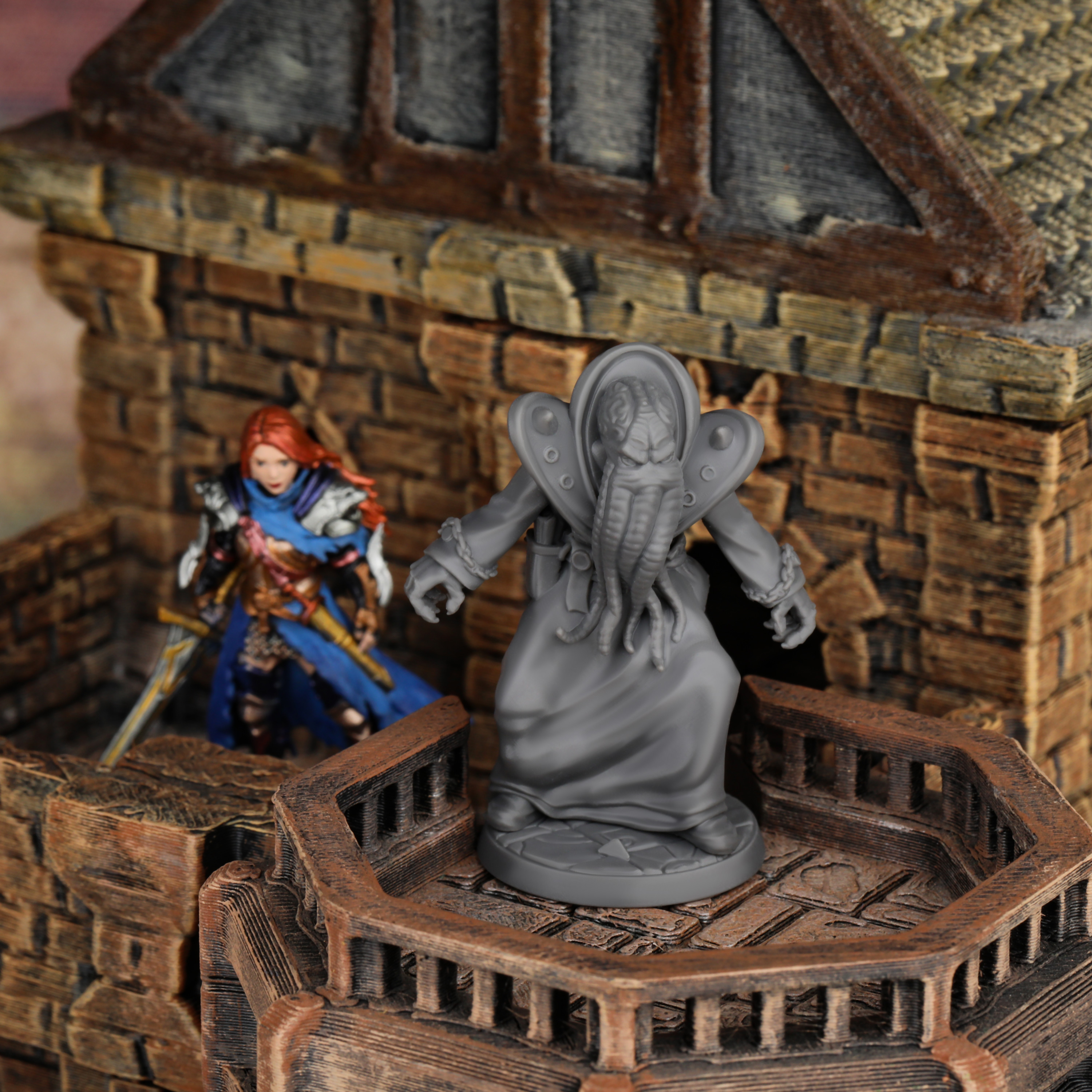 25mm Mindflayer Miniature - Fa - Board Game Villainous บทวิจารณ์และราคา