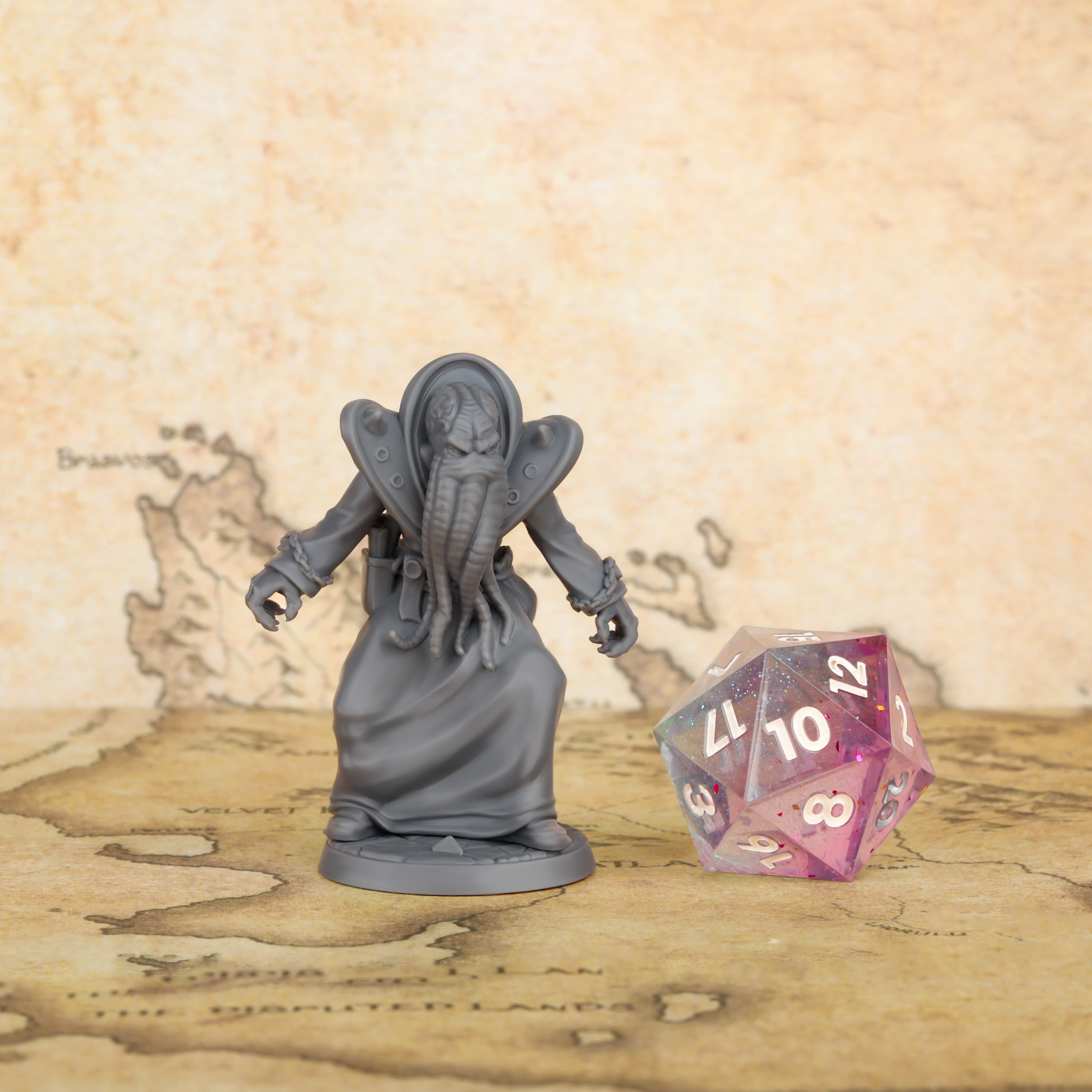 25mm Mindflayer Miniature - Fa - Board Game Villainous บทวิจารณ์และราคา