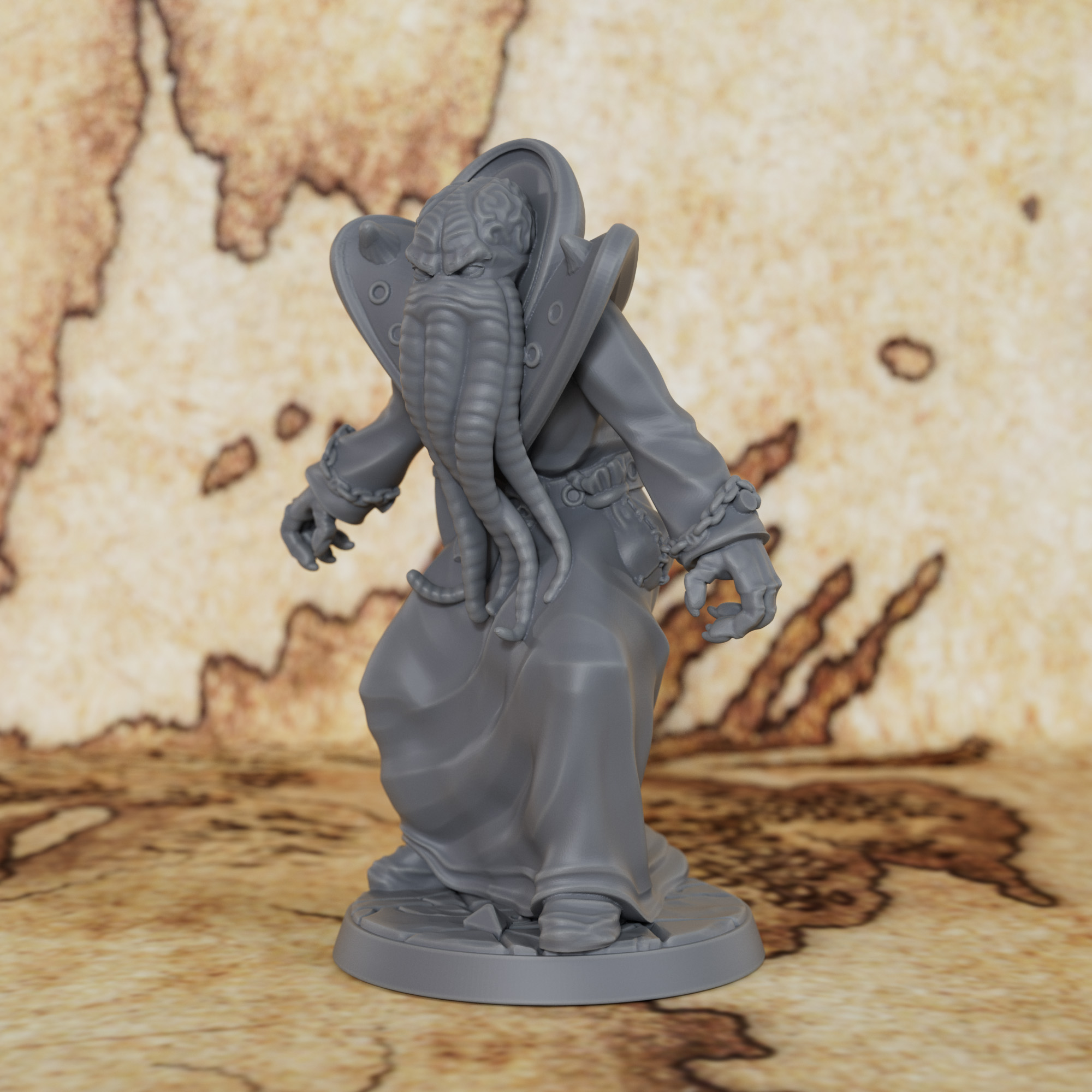25mm Mindflayer Miniature - Fa - Board Game Villainous บทวิจารณ์และราคา