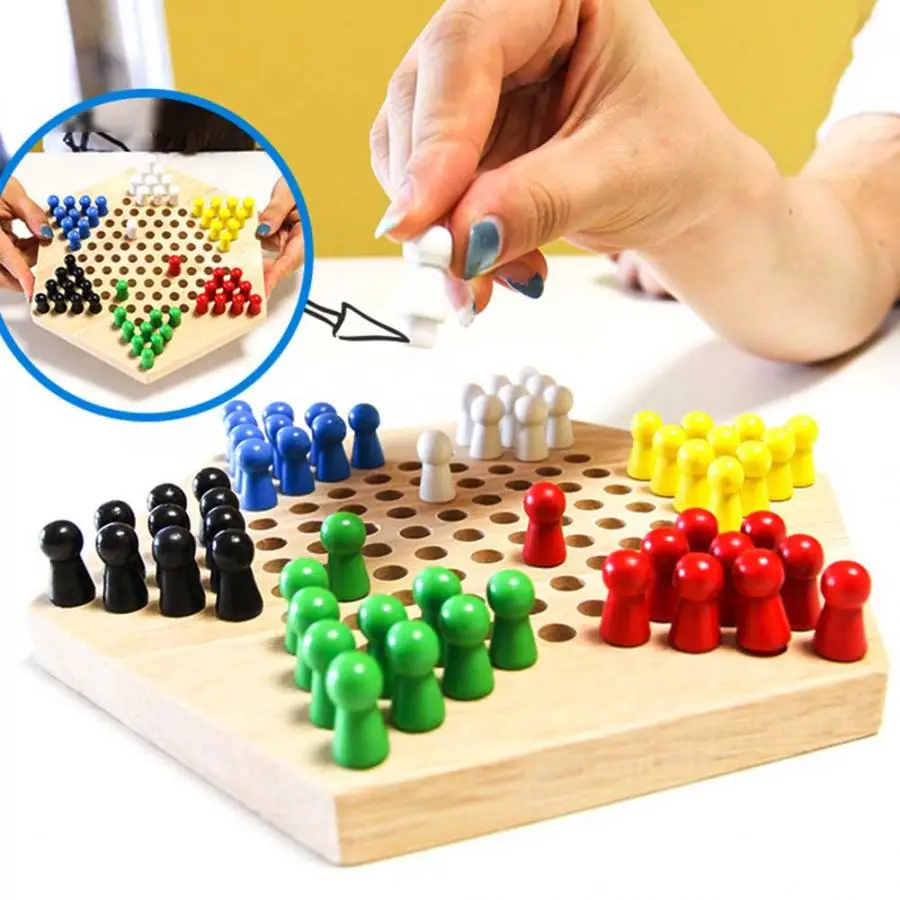 Wooden Educational Board Kids  - Board Game Halma บทวิจารณ์และราคา