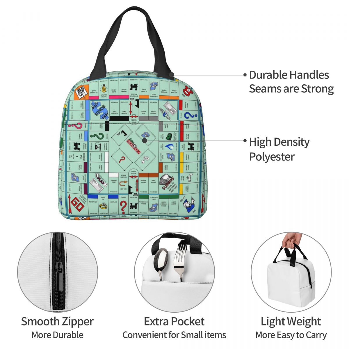 Monopoly Board Game Insulated  - Board Game Monopoly บทวิจารณ์และราคา