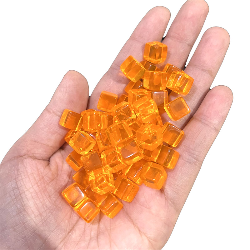 100pcs/set 8mm Clear Cube Dice - Board Game Harvest บทวิจารณ์และราคา