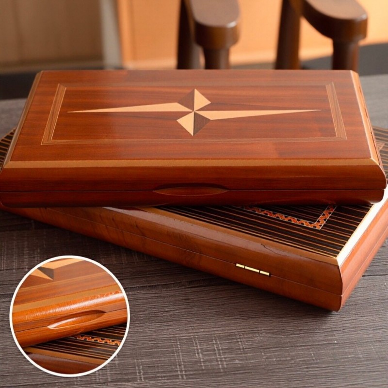 Solid Wood Backgammon 11-19 In - Board Game Harvest บทวิจารณ์และราคา