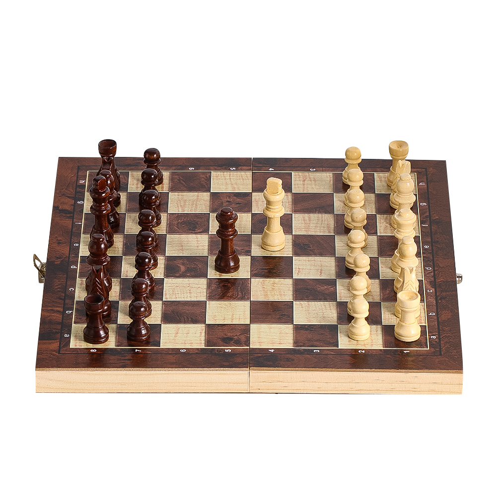 Wooden 3-in-1 Checkers Backgam - Board Game Harvest บทวิจารณ์และราคา