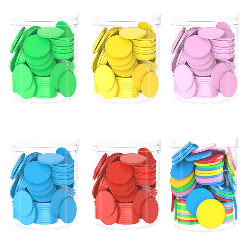 100pcs Plastic Counting Chips  - Board Game Harvest บทวิจารณ์และราคา