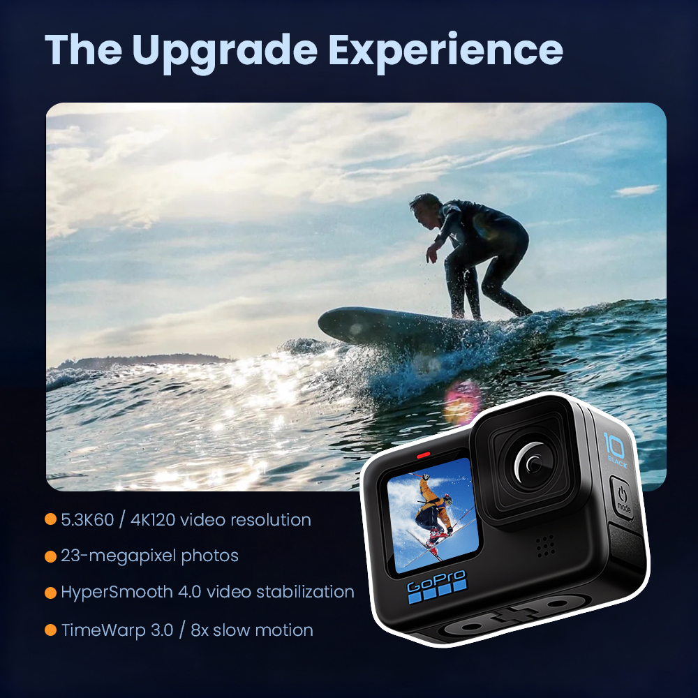 GoPro HERO10 Black original ac - Board Game Go บทวิจารณ์และราคา