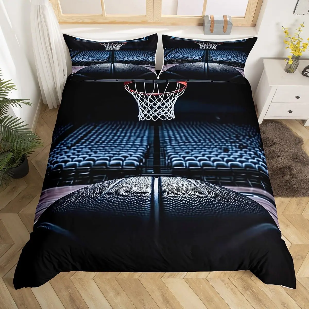 Basketball Duvet Cover Twin Qu - Board Game Queen บทวิจารณ์และราคา