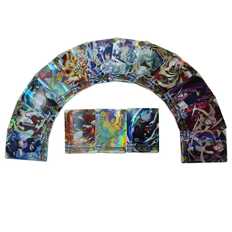 50pcs Naruto English Cards Fla - Board Game Naruto บทวิจารณ์และราคา