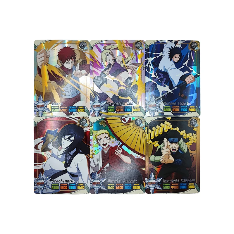 50pcs Naruto English Cards Fla - Board Game Naruto บทวิจารณ์และราคา