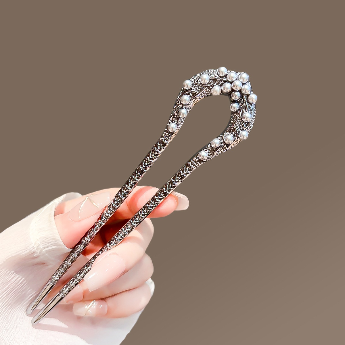 New Pearl U Shaped Hairpin For - Board Game Go บทวิจารณ์และราคา