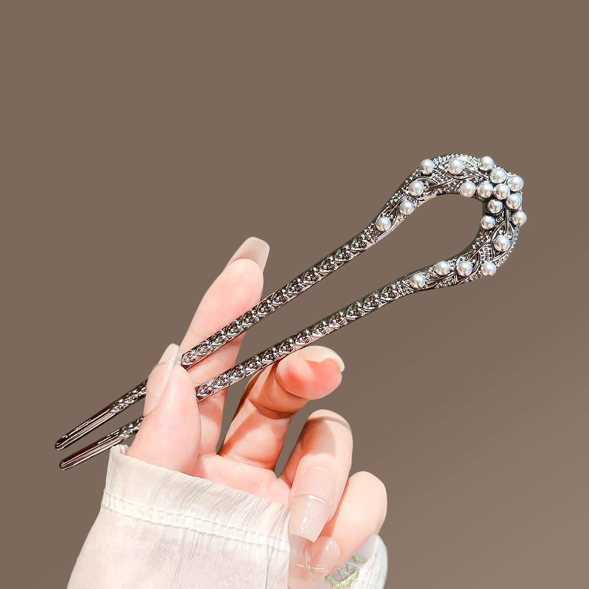 New Pearl U Shaped Hairpin For - Board Game Go บทวิจารณ์และราคา