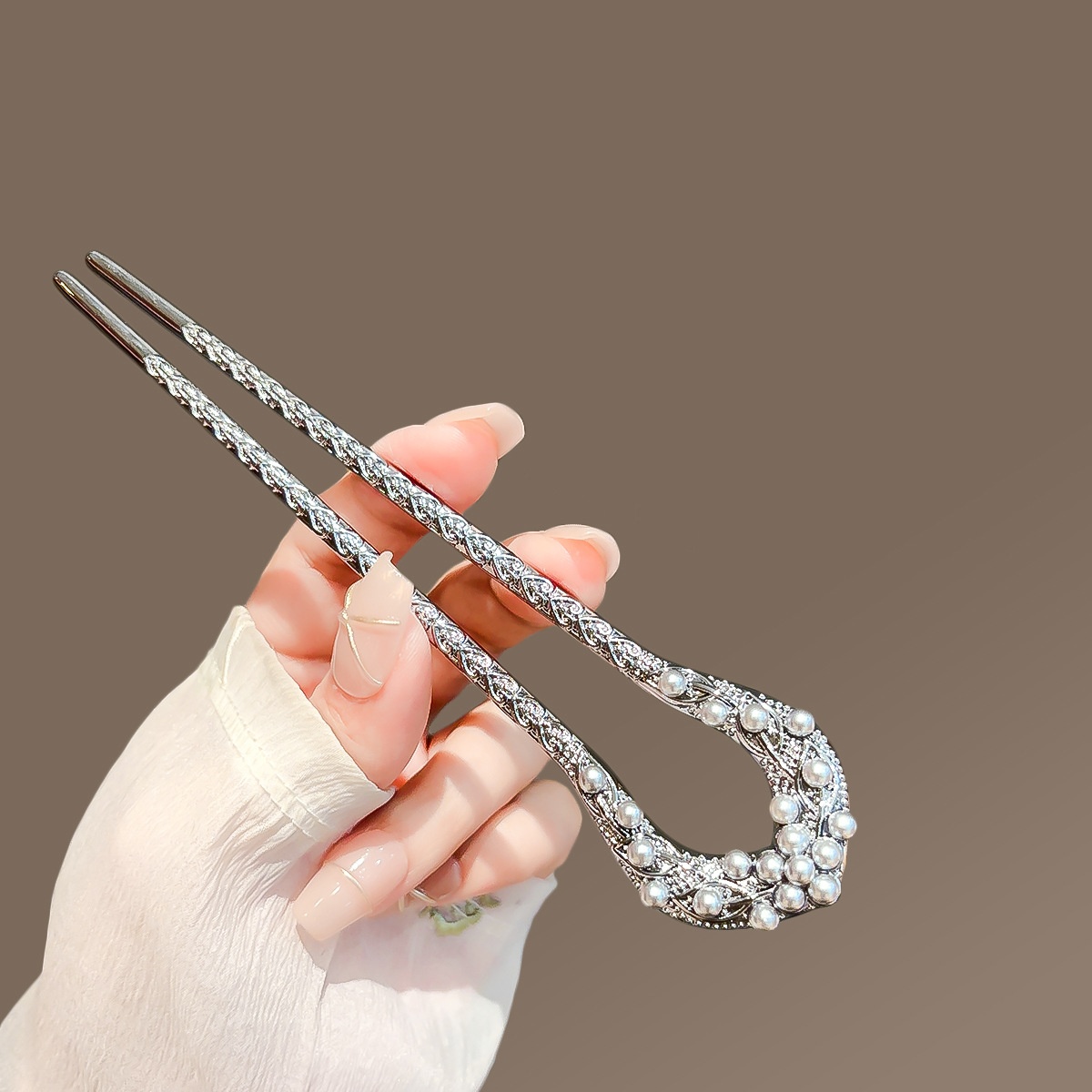 New Pearl U Shaped Hairpin For - Board Game Go บทวิจารณ์และราคา