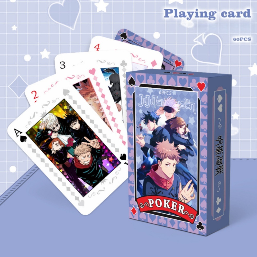 Anime Poker Toy Jujutsu Kaisen - Board Game Naruto บทวิจารณ์และราคา