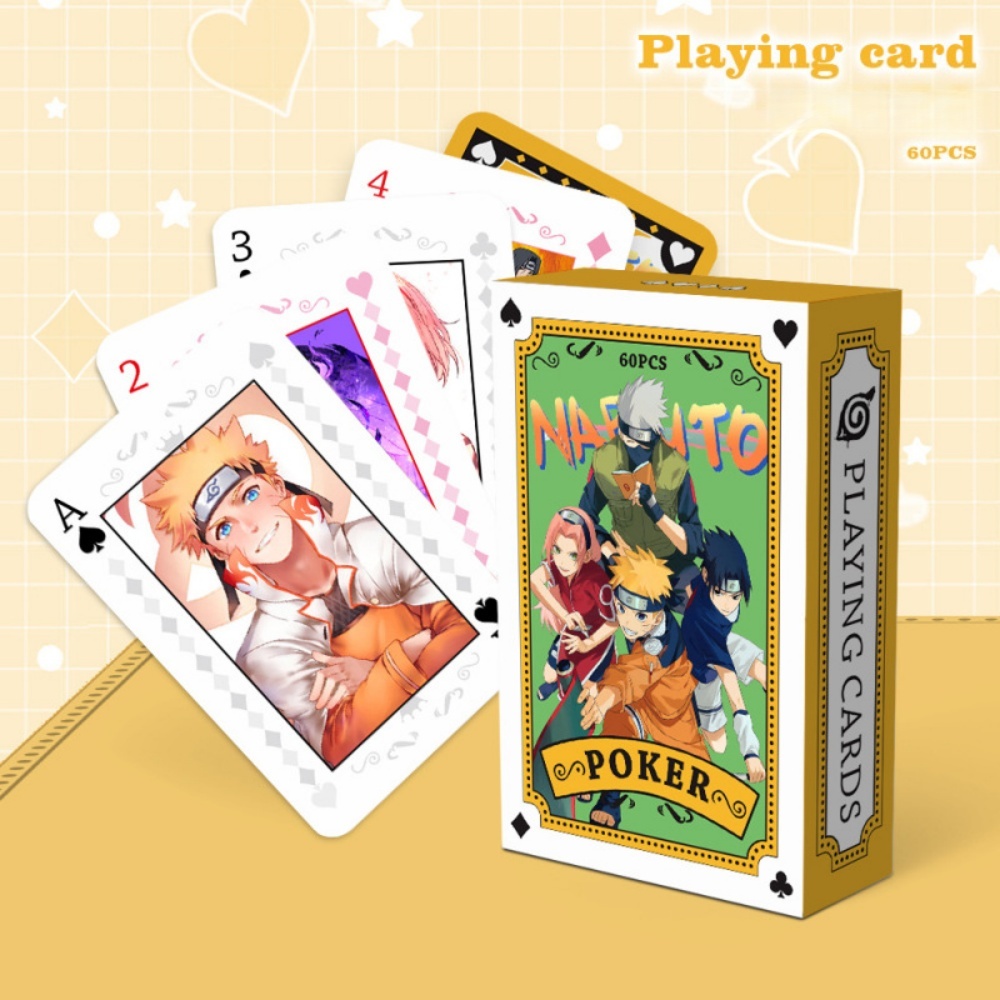 Anime Poker Toy Jujutsu Kaisen - Board Game Naruto บทวิจารณ์และราคา