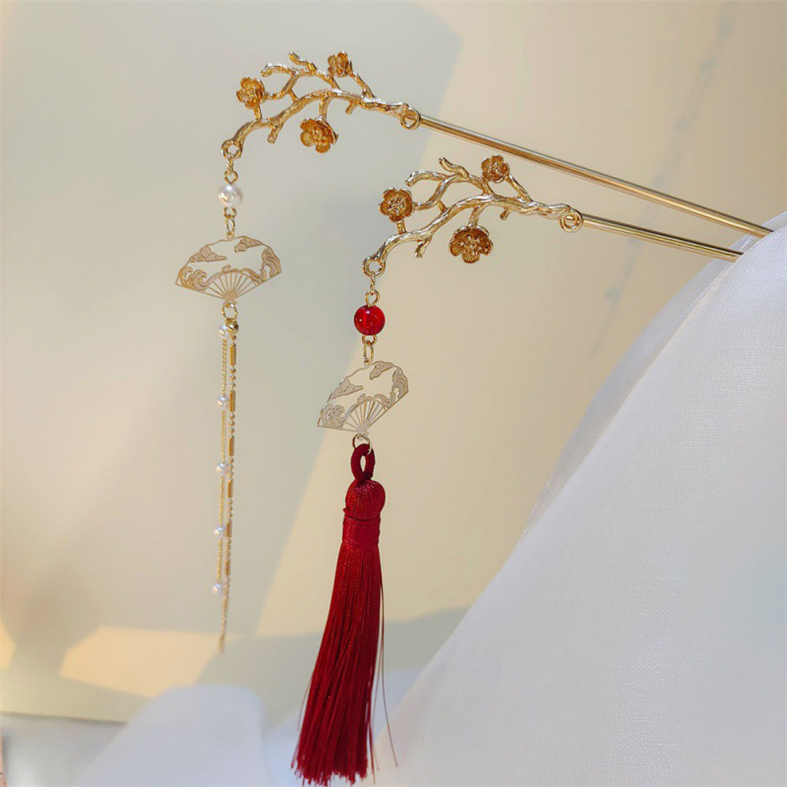 Retro Flower Tassel Hairpin Fo - Board Game Go บทวิจารณ์และราคา
