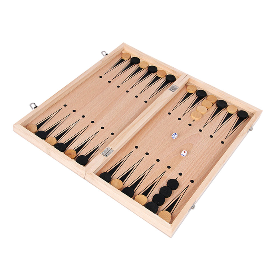 3 in 1 Wooden Chess Backgammon - Board Game Harvest บทวิจารณ์และราคา