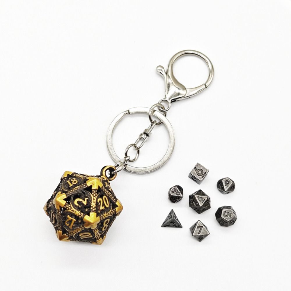 1 Set 20-sided Hollow Metal Di - Board Game Io บทวิจารณ์และราคา