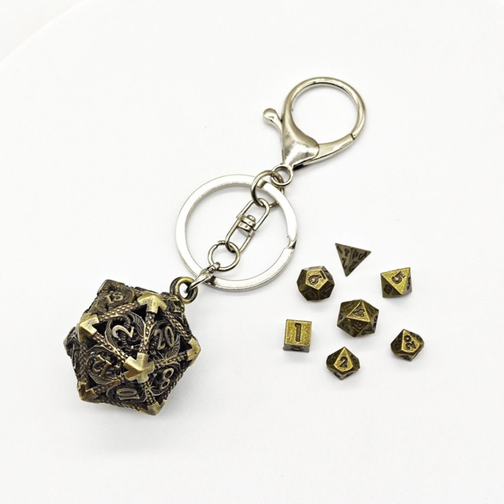1 Set 20-sided Hollow Metal Di - Board Game Io บทวิจารณ์และราคา