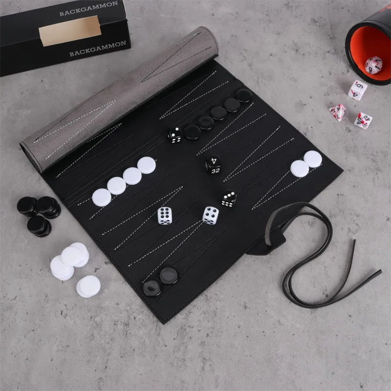 Roll Up Backgammon Sets Portab - Board Game Harvest บทวิจารณ์และราคา