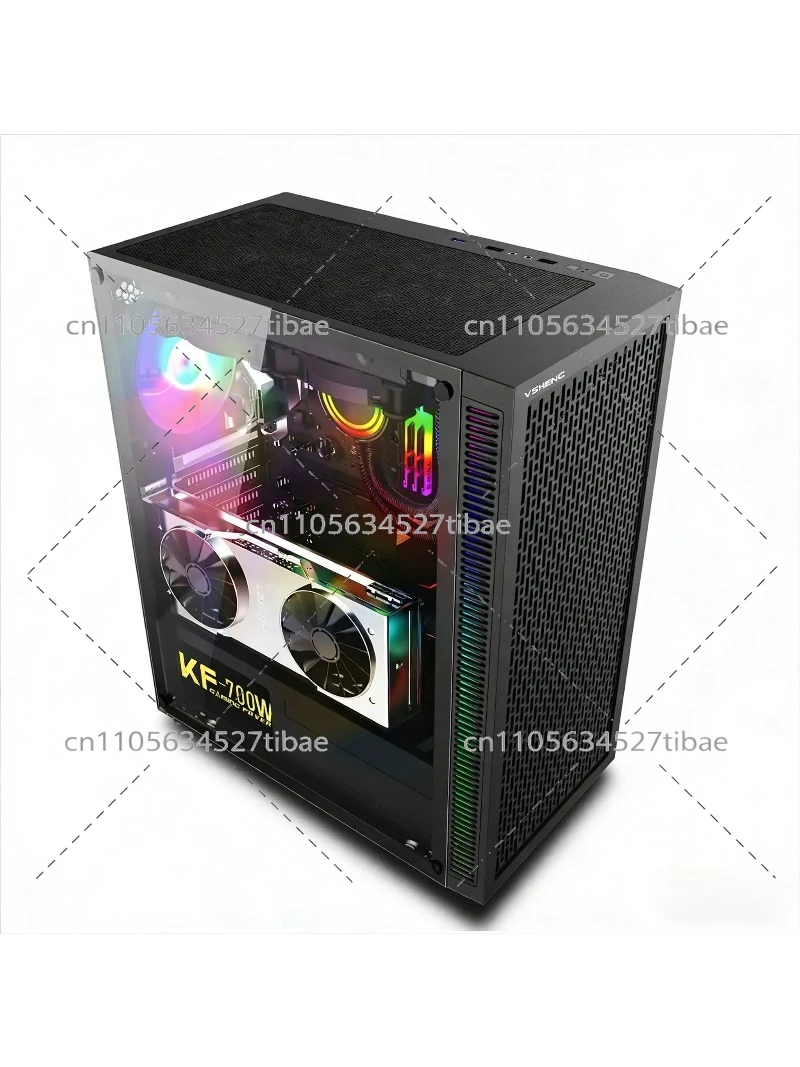 Black E-ATX Computer Case with - Board Game Pc บทวิจารณ์และราคา